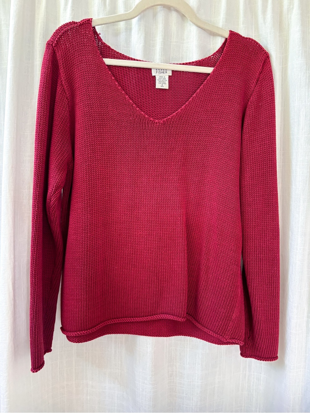 Eileen Fisher Cotton Knit Sweater